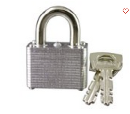 Master Lock 500D No.500 1-3/4" Warded Padlock