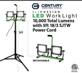 Pro Glo® Dual LED Worklight 10,000 lumens 2 x 50W Green