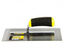 G-FORCE 70158 1/4" V-NOTCHED TROWEL 11" X 4-1/2" ERGO GRIP HANDLE
