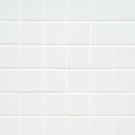 DOMINO WHITE 2 X 2 POLISHED MOSAIC.        8pcs/box.  504pcs/crate     7.76sqft/box
