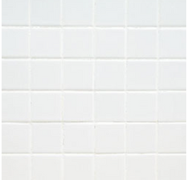 DOMINO WHITE 2 X 2 MATTE MOSAIC.        8pcs/box.  504pcs/crate     7.76sqft/box