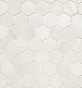 EDEN DOLOMITE 2 X 2 MATTE HEXAGON MOSAIC         8pcs/box.    504/crate.     7.36sqft/box