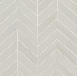 EDEN DOLOMITE 12 X 15 MATTE CHEVRON MOSAIC         8pcs/box.    432/crate.    10.4sqft/box