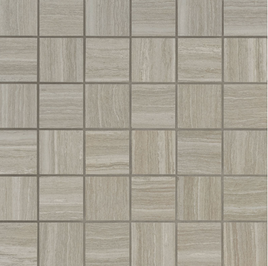 ESSENTIALS CHARISMA 2 X 2 SILVER MATTE MOSAIC         8pcs/box.   504pcs/crate.   8sqft/box