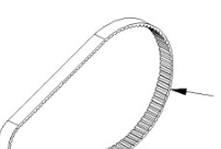 Thoothed belt 210L050