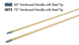 60” Hardwood Handle with Steel Tip