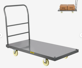 VEVOR Platform Truck 2000 lbs Capacity 47" x 24" x 32" Flatbed Cart Hand Truck