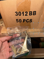 3012 Bright Brass Wall Rail Mounting Bracket