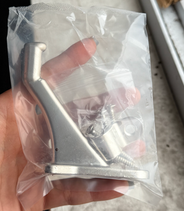 3012 Satin Nickel Wall Rail Mounting Bracket