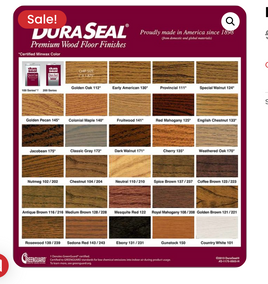 DuraSeal Stain Color Hanging Display Board
