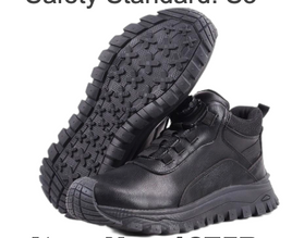 Upper: Microfiber Leather Outsole: Rubber+EVA Midsole: Kevlar Plate Toe: EN Standard Steel Toe Safety Standard: SB