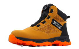 Upper: Microfiber Leather Outsole: Rubber Midsole: Kevlar Plate Toe: EN Standard Steel Toe Safety Standard: S1p
