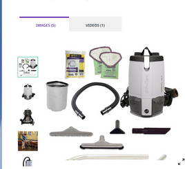 ProTeam 107138 MegaVac Backpack Vacuum