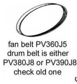 150 Galaxy Belt  Fan Vacuum