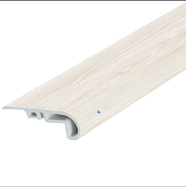 ￼ 94.49 x 2.17’’ x 0.71  Sky Flooring  Stair nose Ivory Tower