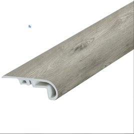 ￼ 94.49 x 2.17’’ x 0.71  Sky Flooring  Stair nose Grey Oak