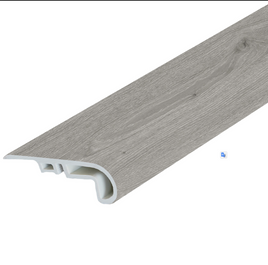 ￼ 94.49 x 2.17’’ x 0.71  Sky Flooring  Stair nose Grey Hickory