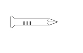 1" LONG, CONCRETE NAILS (5 LB BOX)