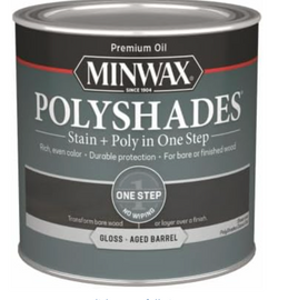 Minwax Polyshades Premium Oil GLOSS AGED BARREL 8 fl.oz.