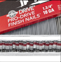 1-3/4  Pro-Drive  Finish Nails  HD 18 ga