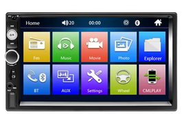 Universal 7inch Car Multimedia Player With Camera Navigation Radio 2din Touch Screen Car MP5 Player