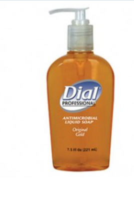 DIAL 84014 7.5 OZ ORIGINAL GOLD LIQUID ANTIMICROBIAL SOAP DECORATIVE PUMP