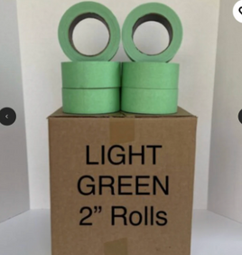 2'' Usa Green Painter Masking Tape Unit