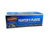 Dynamic 60401 9' x 400' (2.7m x 122m) .31mil High Density Painters Plastic Sheeting