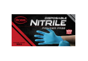 Boss B21041-XL 4 Mil Extra Large Blue Nitrile Disposable Gloves 100pk