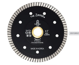 4.5″ Zipper® Pro Porcelain Blade (Black)