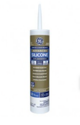 GE 5000 2811092 10.1 OZ CLEAR ADVANCED SILICONE II WINDOW & DOOR SEALANT