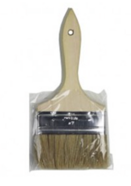 PAINT-FORCE 33340 4" WHITE BRISTLE CHIP 2X BRUSH