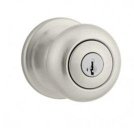 KWIKSET 740-15-SMT CP K4 JUNO SATIN NICKEL ENTRY KNOB SMARTKEY