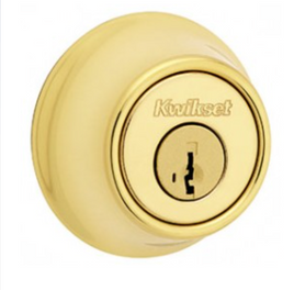 KWIKSET 660 3 SMT CP RCAL RCS K6 V2 SINGLE CYLINDER DEADBOLT POLISHED BRASS