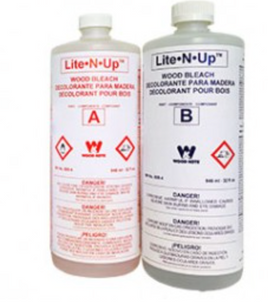 WOOD KOTE 08004 LITE-N-UP WOOD BLEACH QUARTS KIT 2 PART