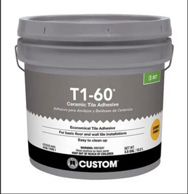 Custom T1603 3.5gal T1-60 Economical Tile Adhesive Above