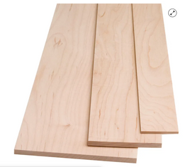 5-1/2 Saddle Maple Unfinished