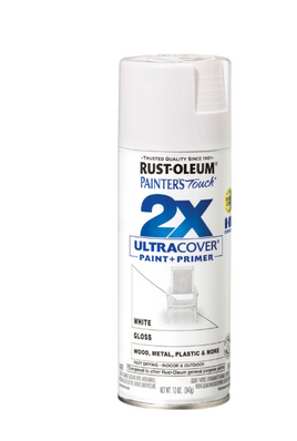 Rust-Oleum 12 oz. Gloss White Painters Touch 2X Ultra Cover Spray