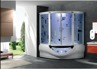 BALISI Sanitary Ware Bathroom Luxury Cabin with whirlpool Bathtub Dual People Steam Room for Sale