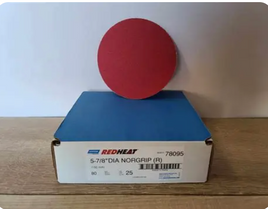 8" Norton RedHeat Disc 36 Grit 78115 Trio Sander