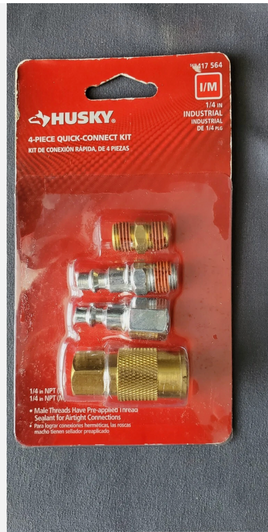 4-Piece Husky Quick Connect Kit