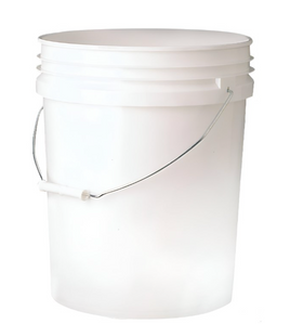 Empty Bucket White Pacoa 5Gal