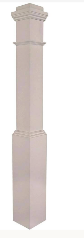 POSTPP4091 6-1/4 X  55 in Polp Primed Box Newel Post