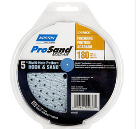 5" Norton ProSand Multi Air Disc 180 Grit 50PK
