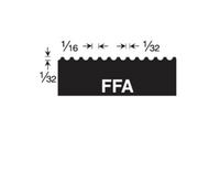16FFA-U  1/32 X 1/16 X 1/32  16" PRO ULTIGRIP TROWEL