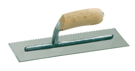 11-1/2" X  3/16 X3/16X 3/16   BLUE STEEL PROFESSIONAL BENO TROWEL