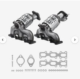 VEVOR Catalytic Converter, 2 Pack, Compatible with Ford Police Interceptor Sedan Explorer FLEX Police Interceptor Utility Taurus/Lincoln MKS MKT MKZ, 3.5L V6, Front, Left, Right, Replacement OE 30585