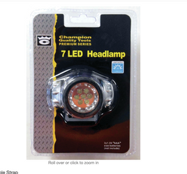 7 LED Headlamp