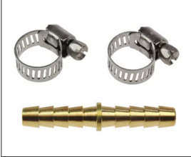 Hose Repair Kit, 1/4" ID Splicer & Clamps