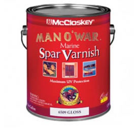 MCCLOSKEY MAN O'WAR 6509.007 GLOSS MARINE SPAR VARNISH 350 VOC 1 GAL